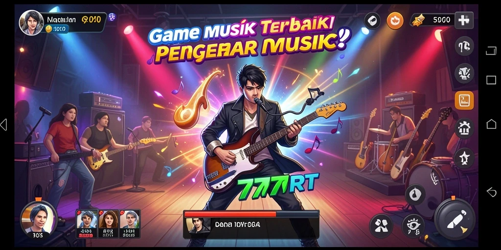 Tampilan menarik dari gameplay 777RT yang penuh warna.