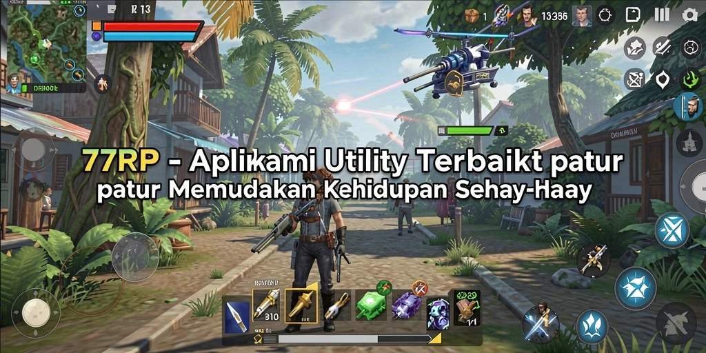 Tampilan antarmuka aplikasi <strong>77RP</strong> yang bersih dan intuitif.