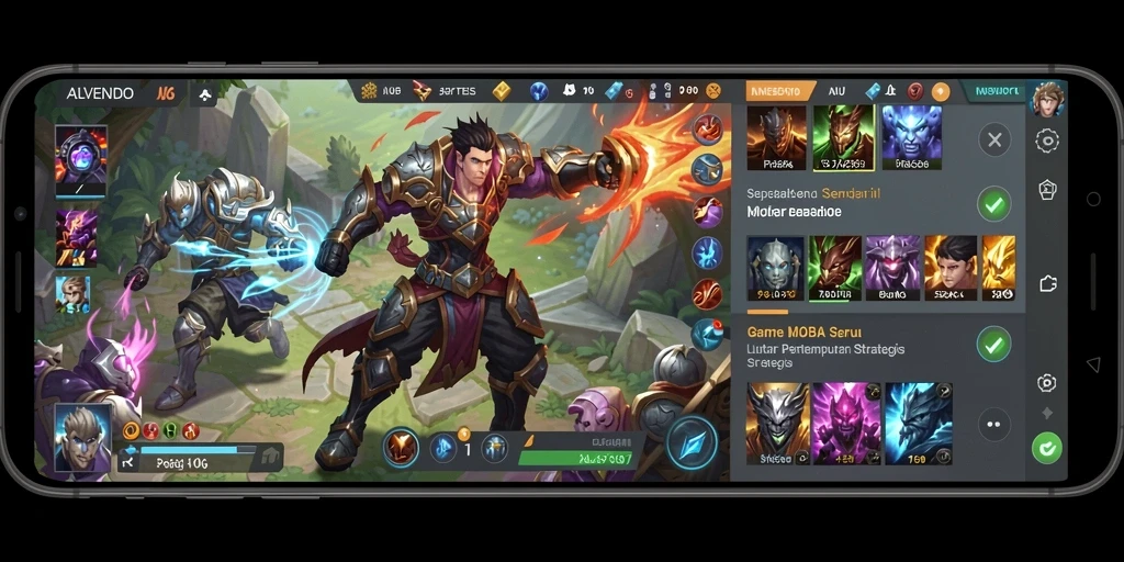 Gameplay epik dan pertarungan seru di ALVENDO.