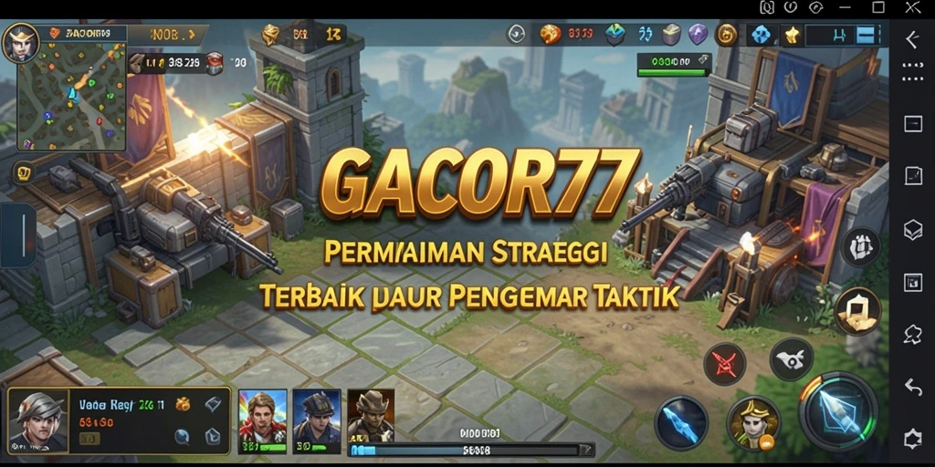 Tampilan gameplay menarik dari GACOR77 dengan elemen strategi yang mendalam.
