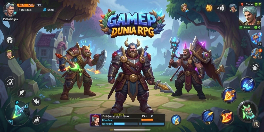 Tampilkan gameplay RPG yang seru dan mendebarkan dari GAMERP.