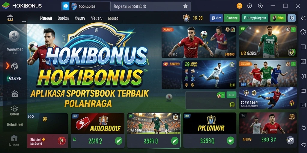 Tampilan menarik dan intuitif dari gameplay HOKIBONUS.
