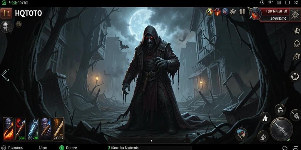 Gameplay menegangkan HQTOTO dengan suasana mencekam.