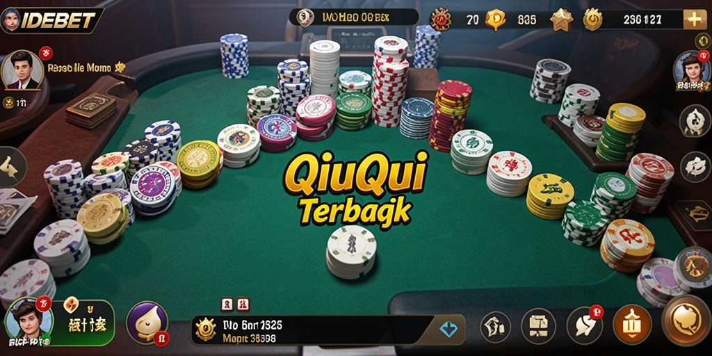 Skrinsut utama IDEBET menampilkan gameplay QiuQiu yang menarik dan interaktif.