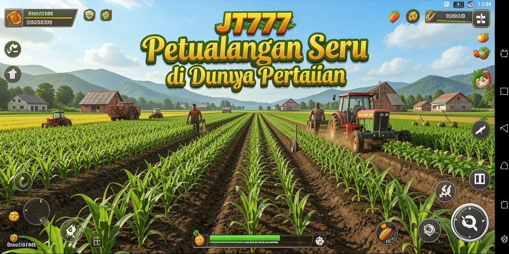Tangkapan layar JT777 menampilkan aktivitas berkebun yang seru dan interaktif.