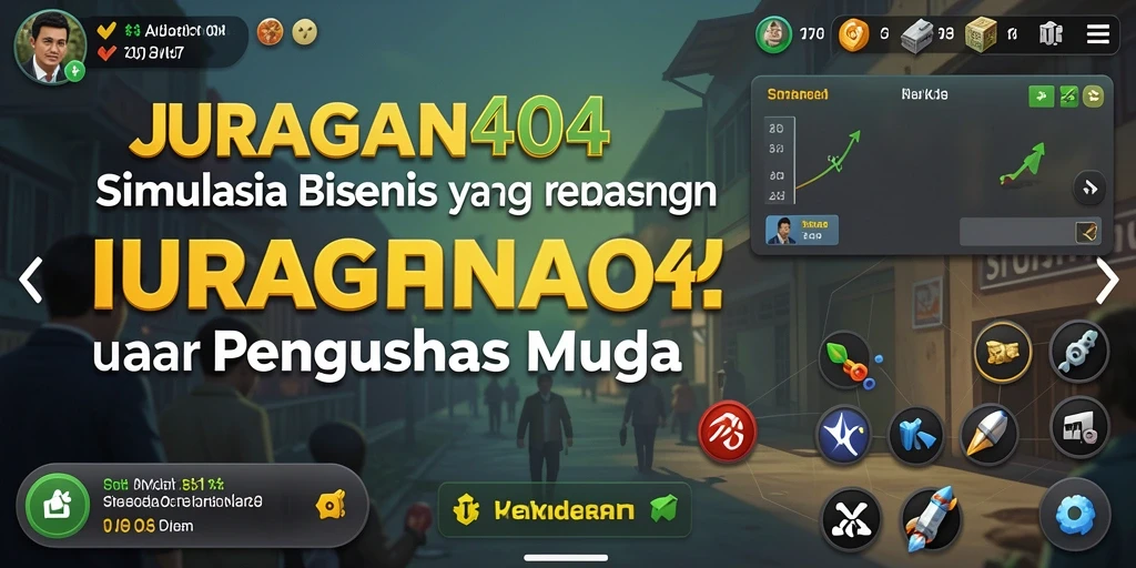 Tampilan gameplay JURAGAN404 yang menarik dan interaktif.