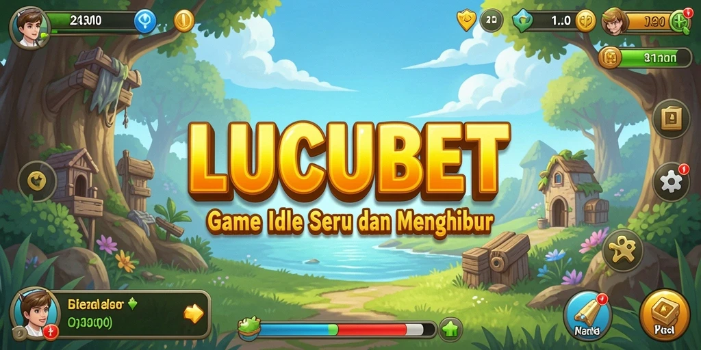 Screenshot utama LUCUBET menampilkan gameplay Idle yang mengasyikkan.