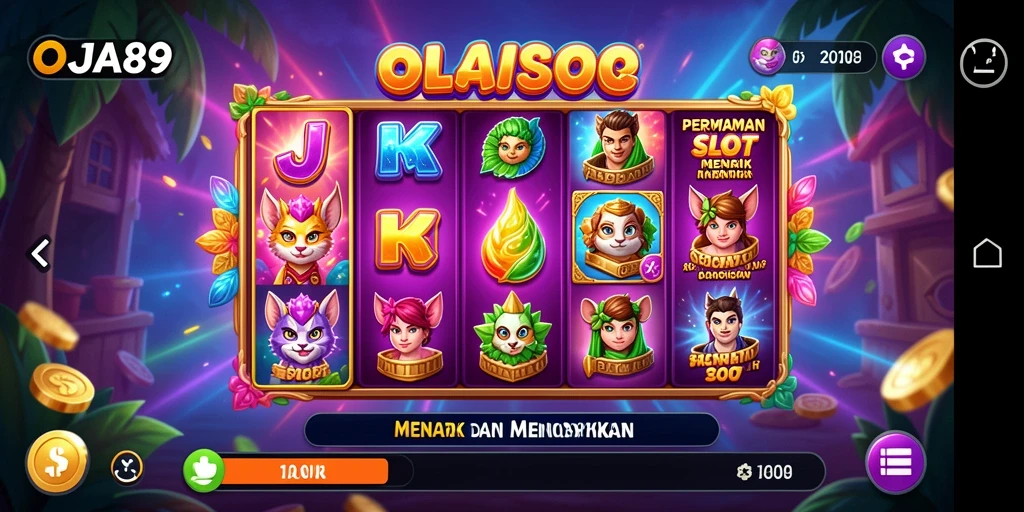 Tampilan gameplay OJA89 yang seru dan penuh warna.