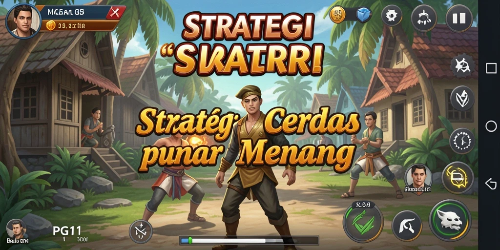 Tampilan gameplay PG11 yang menampilkan aksi strategi yang mendebarkan.