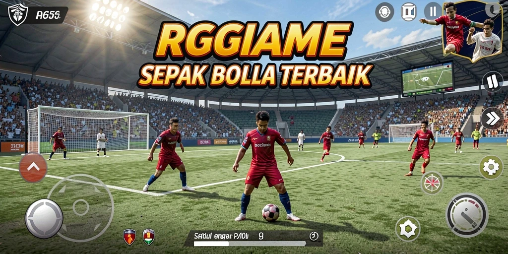 Tangkapan layar RPGAME menampilkan momen dramatis pertandingan sepak bola.