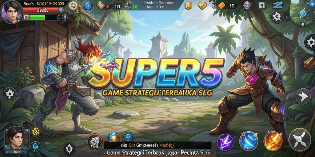 Tampilan gameplay menarik dari SUPER5 dengan strategi mendalam.