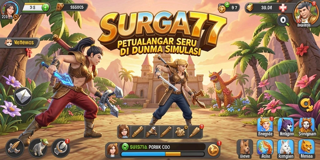 Gameplay SURGA77 yang menampilkan pengalaman simulasi mendalam.