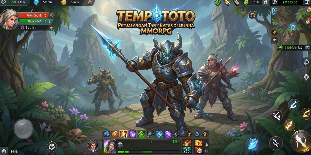 Screenshot gameplay TEMPOTOTO menampilkan petualangan epik dalam dunia MMORPG.