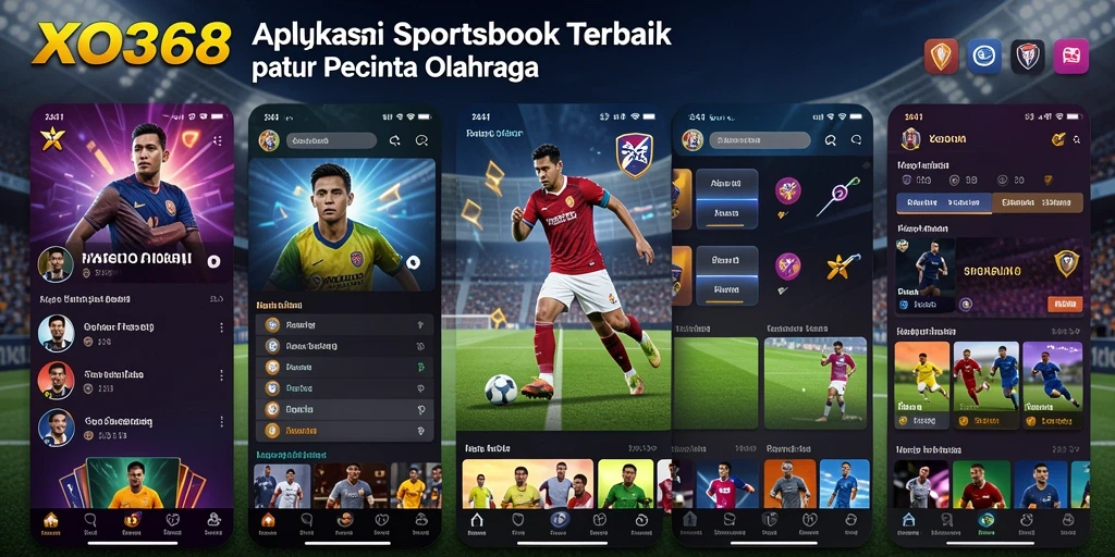Tampilan utama XO368 dengan fitur taruhan olahraga yang interaktif.