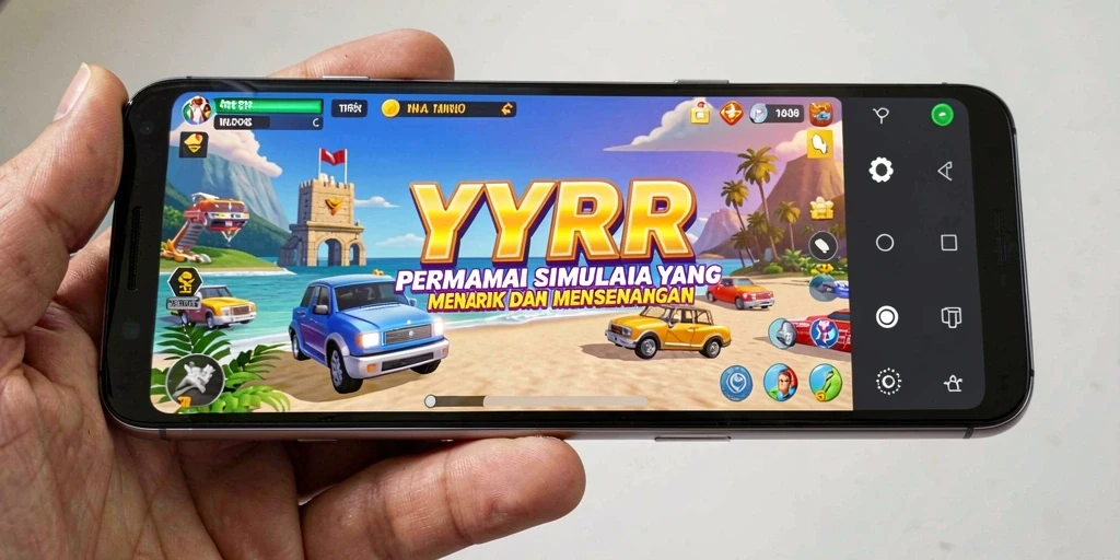 Tampilan gameplay YYRR yang menarik dan interaktif.